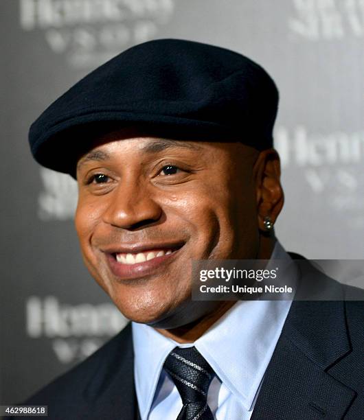 Cool J attends the Hennessy Toasts Achievements In Music on February 7, 2015 in Los Angeles, California.