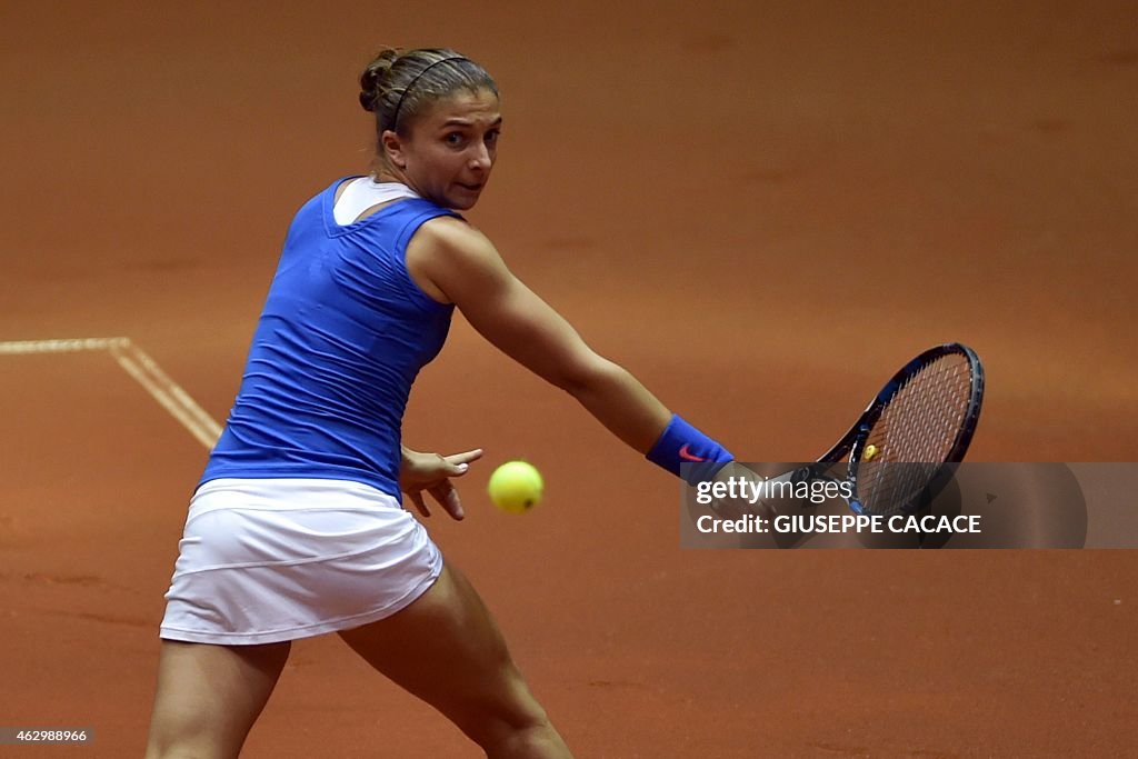 TENNIS-FEDCUP-ITA-FRA