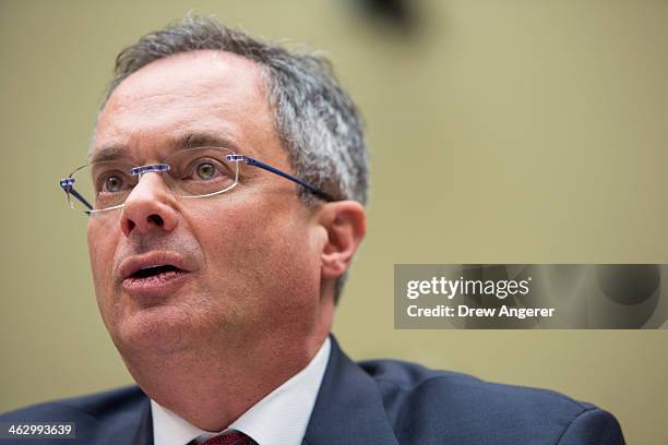 Frank Baitman, Deputy Assistant Secretary for Information Technology for the Health and Human Services Department, testifies during a House Oversight...