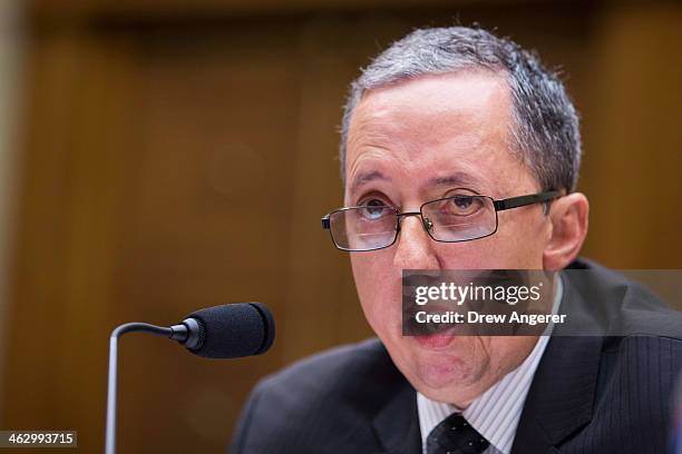 Kevin Charest, chief information security officer for the Health and Human Services Department, testifies during a House Oversight Committee hearing...