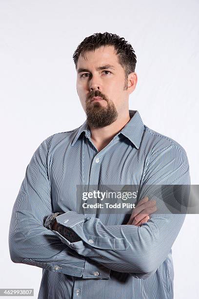 Former Navy SEAL Marcus Luttrell is photographed for USA Today on December 5, 2013 in New York City.