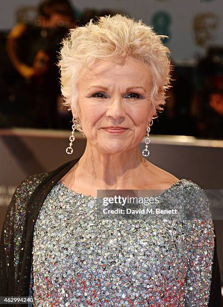 Julie Walters attends the EE British Academy Film Awards at The Royal Opera House on February 8, 2015 in London, England.