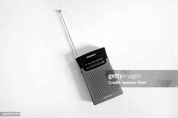 In this photo illustration, a RadioShack transistor radio is shown on February 8, 2015 in Westport, Connecticut. RadioShack, which filed for Chapter...