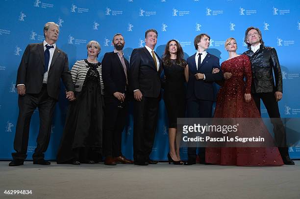 Producer Brian Wilson, his wife Melinda Ledbetter, Dino Jonaeter, producers Jim Lefkowitz, Claire Rudnick Polstein, actor Paul Dano, actress...