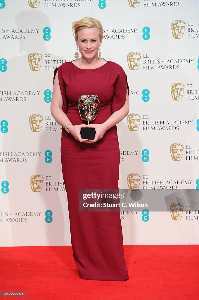 EE British Academy Film Awards 2015 - Winners Room