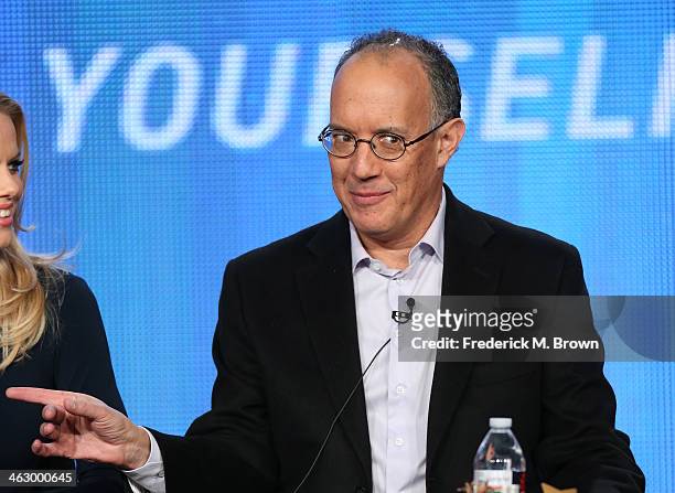 David Crane, Executive Producer & Writer, speaks onstage during the 'Episodes ' panel discussion at the Showtime portion of the 2014 Winter...