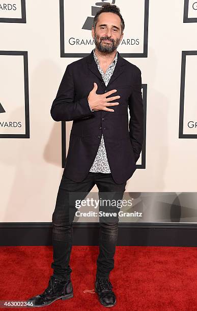 Musician Jorge Drexler attends The 57th Annual GRAMMY Awards at the STAPLES Center on February 8, 2015 in Los Angeles, California.