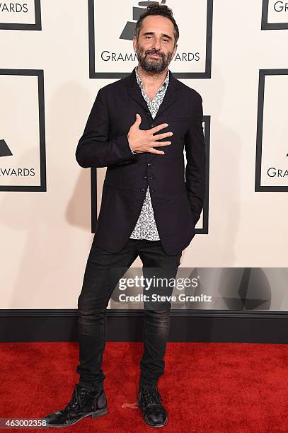 Musician Jorge Drexler attends The 57th Annual GRAMMY Awards at the STAPLES Center on February 8, 2015 in Los Angeles, California.