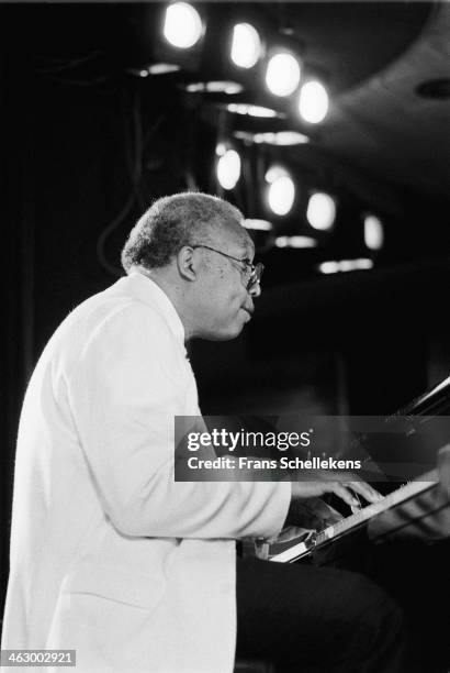 Ellis Marsalis, piano, performs at the North Sea Jazz Festival in the Hague, the Netherlands on 13 July 1990.