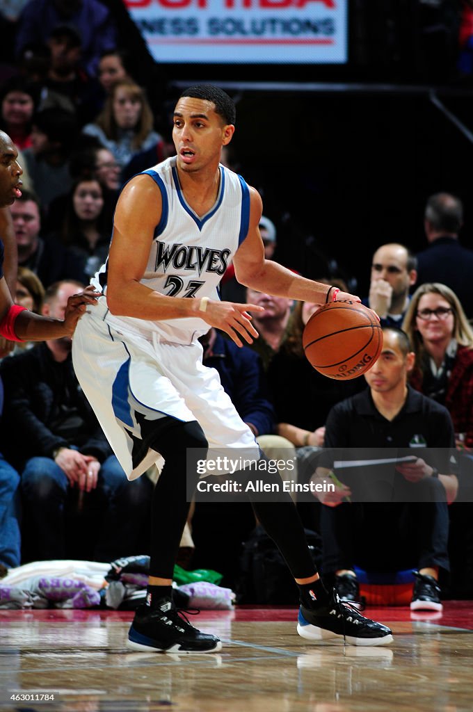 Minnesota Timberwolves v Detroit Pistons