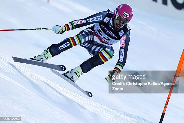 Andreas Romar of Finland competes during the FIS Alpine World Ski Championships Men's Super Combined on February 08, 2015 in Vail/Beaver Creek, USA.