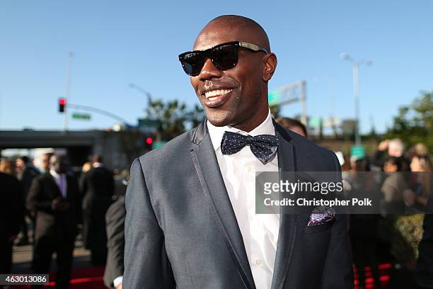 Terrell Owens attends The 57th Annual GRAMMY Awards at the STAPLES Center on February 8, 2015 in Los Angeles, California.