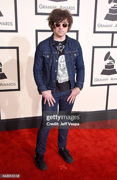 Musician Ryan Adams attends The 57th Annual GRAMMY Awards at the STAPLES Center on February 8, 2015 in Los Angeles, California.