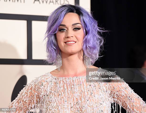 Singer Katy Perry attends The 57th Annual GRAMMY Awards at the STAPLES Center on February 8, 2015 in Los Angeles, California.