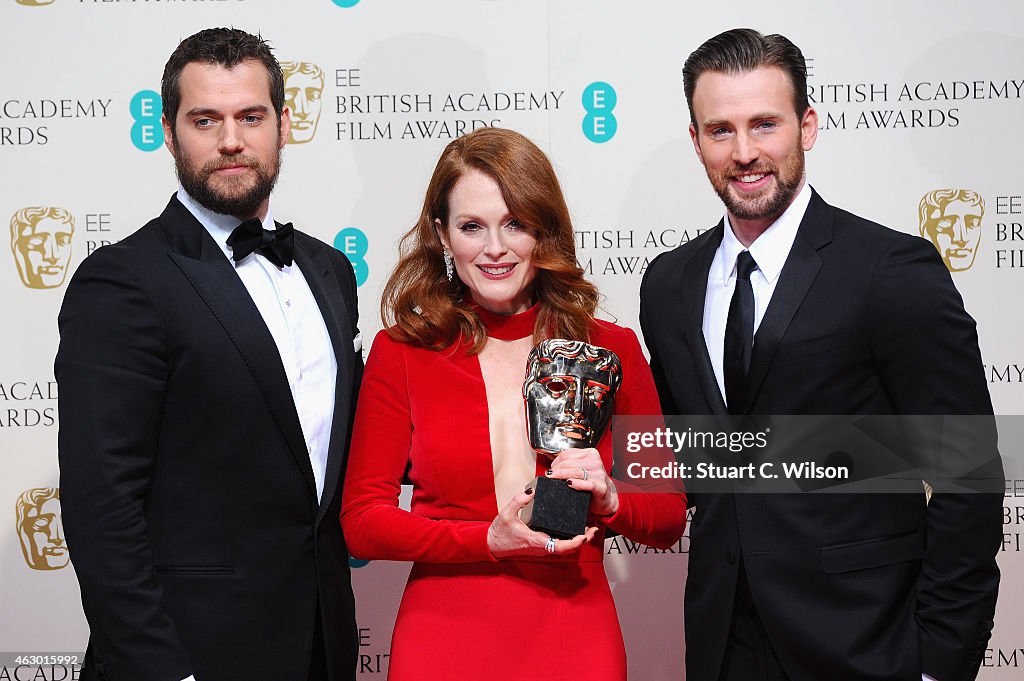 EE British Academy Film Awards 2015 - Winners Room