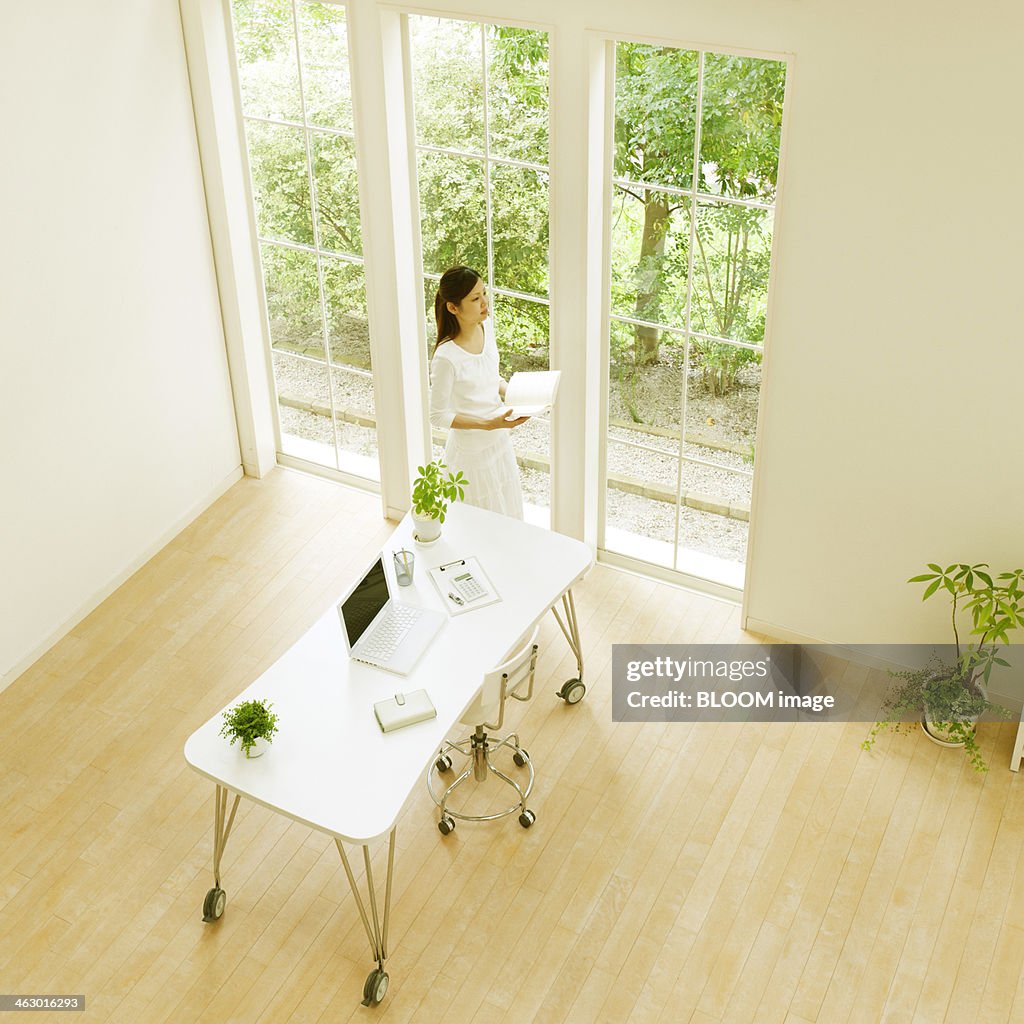Woman Reading Book