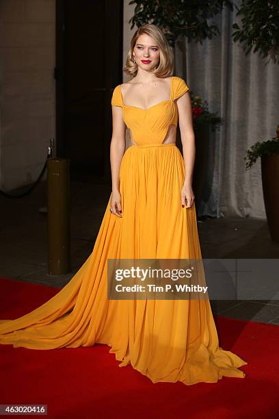 Lea Seydoux attends the after party for the EE British Academy Film Awards at The Grosvenor House Hotel on February 8, 2015 in London, England.