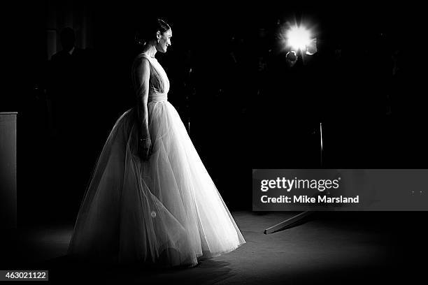 Laura Haddock attends the EE British Academy Film Awards at The Royal Opera House on February 8, 2015 in London, England.