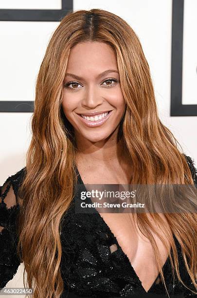 Recording artist Beyonce attends The 57th Annual GRAMMY Awards at the STAPLES Center on February 8, 2015 in Los Angeles, California.