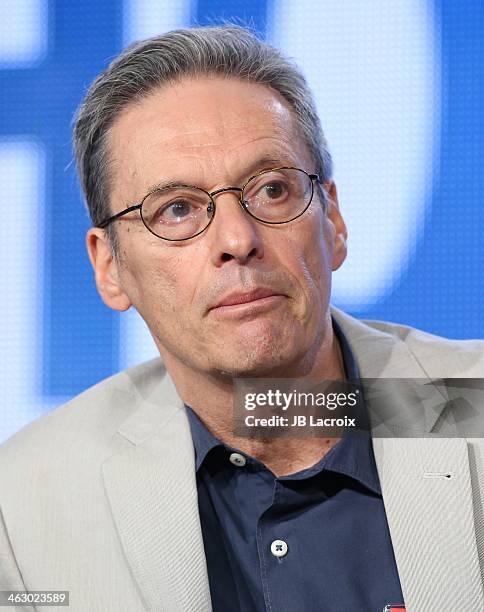 David Gelber attends the 2014 TCA Winter Press Tour - CBS/CW/Showtime Panels at The Langham Huntington Hotel and Spa on January 16, 2014 in Pasadena,...