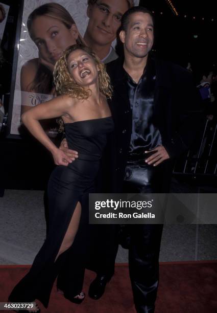 Nancy Fascha and Dorian Gregory attend the premiere of "The Wedding Planner" on January 23, 2001 at the Cineplex Odeon Cinema in Century City,...