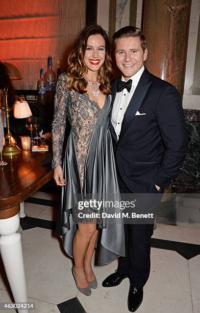 Charlie Webster and Allen Leech attend The Weinstein Company, Entertainment Film Distributor, StudioCanal 2015 BAFTA After Party in partnership with...