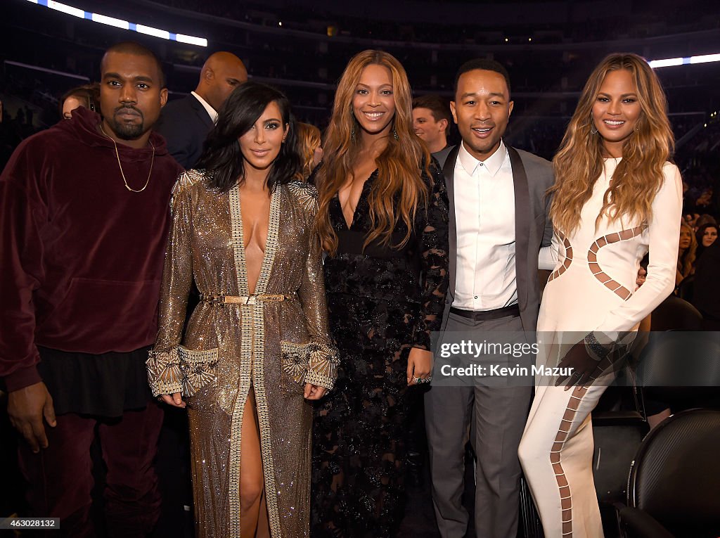 The 57th Annual GRAMMY Awards - Backstage And Audience