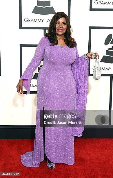 Singer Gloria Gaynor attends The 57th Annual GRAMMY Awards at the STAPLES Center on February 8, 2015 in Los Angeles, California.