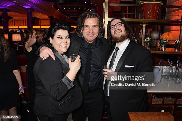 Jane Pollard, Ant Genn and Iain Forsyth attend The Weinstein Company, Entertainment Film Distributor, StudioCanal 2015 BAFTA After Party in...