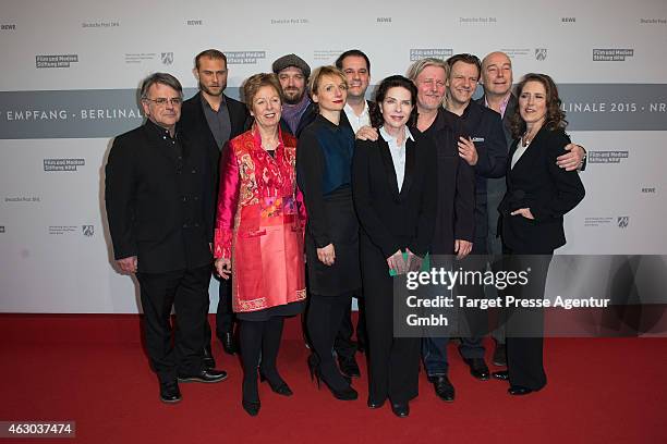 Actress Gudrun Landgrebe, Till Frantzen, Arne Nolting, Arved Birnbaum, Ronald Kukulies, Christina Grosse, Anke Grafeneder, Gerda Mueller and guest...