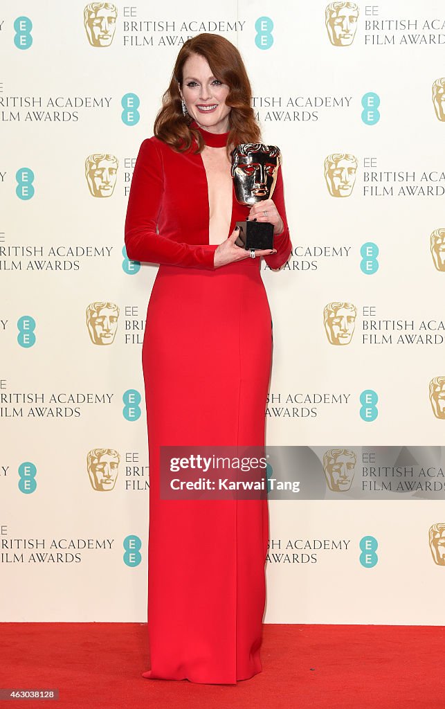 EE British Academy Film Awards 2015 - Winners Room