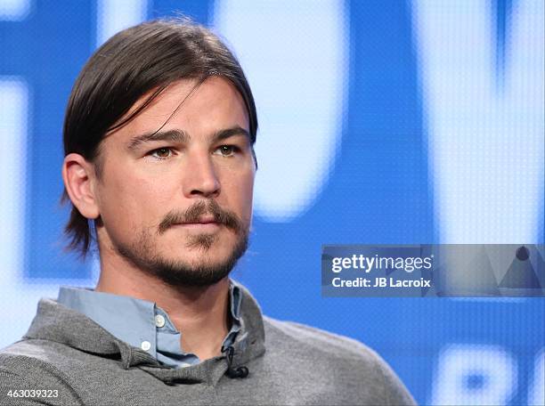 Josh Hartnett attends the 2014 TCA Winter Press Tour - CBS/CW/Showtime Panels at The Langham Huntington Hotel and Spa on January 16, 2014 in...