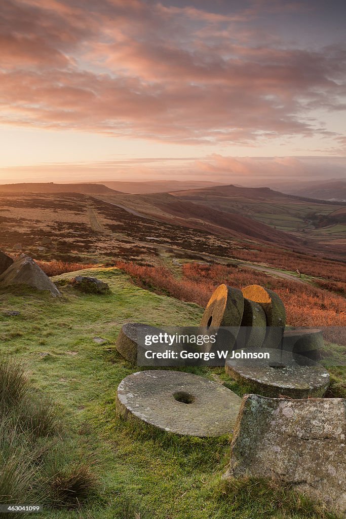 Mill Stones on Stanage Edge