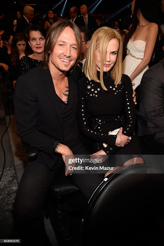 The 57th Annual GRAMMY Awards - Backstage And Audience