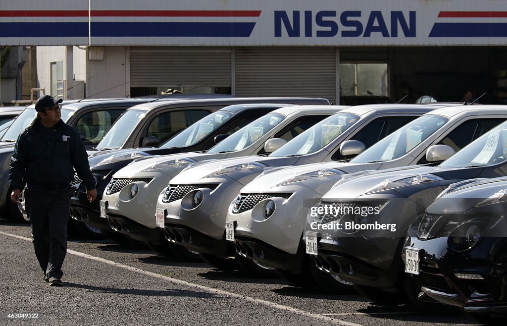 Nissan Motor Co. Vehicles As The Carmaker Reports Third-Quarter Earnings