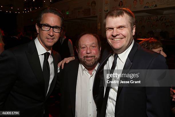 Executive Vice President and General Manager of Columbia Records Joel Klaiman, executive producer of the Grammys Ken Ehrlich and Chairman of Colombia...