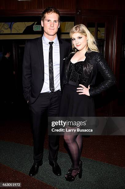 Recording artist Meghan Trainor attends the Sony Music Entertainment 2015 Post-Grammy Reception at The Palm on February 8, 2015 in Los Angeles,...