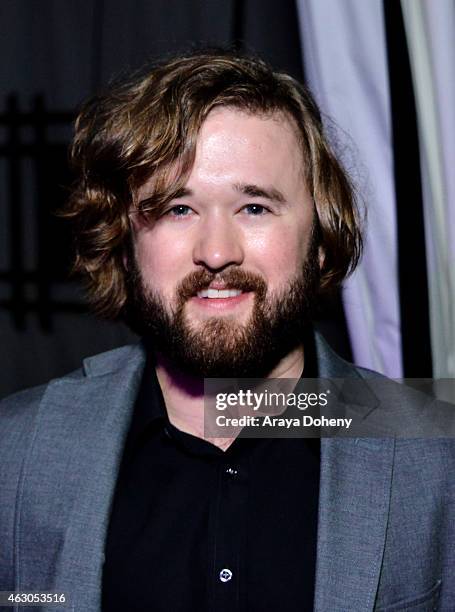 Actor Haley Joel Osment attends the Warner Music Group annual Grammy celebration at Chateau Marmont on February 8, 2015 in Los Angeles, California.