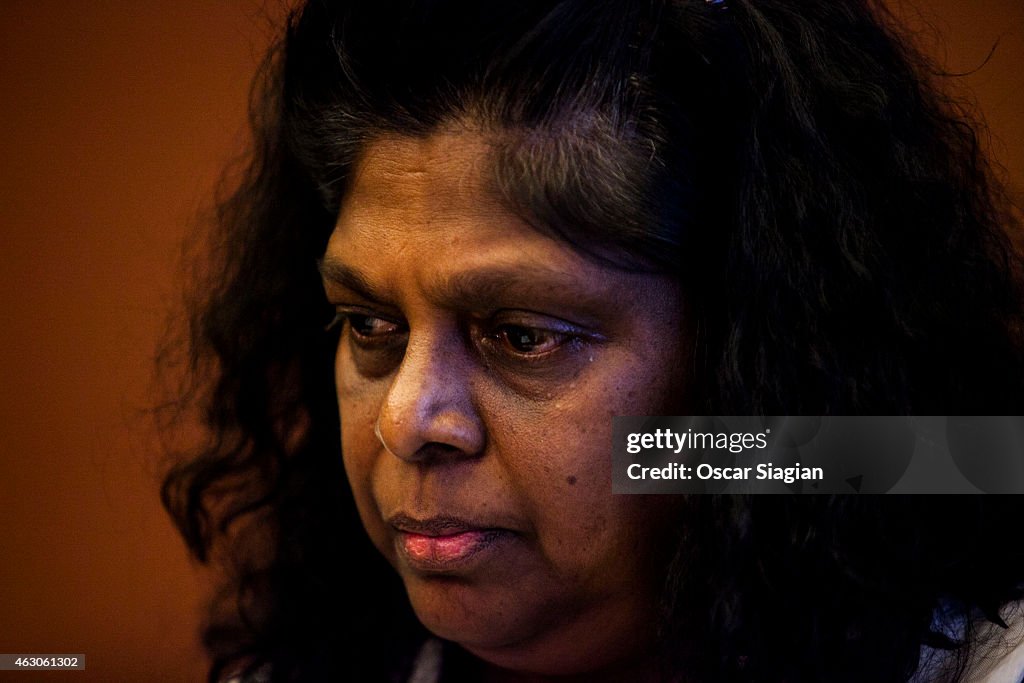 Mamma Raji Raji Sukumaran, mother of Myuran Sukumaran holds a press conference ...