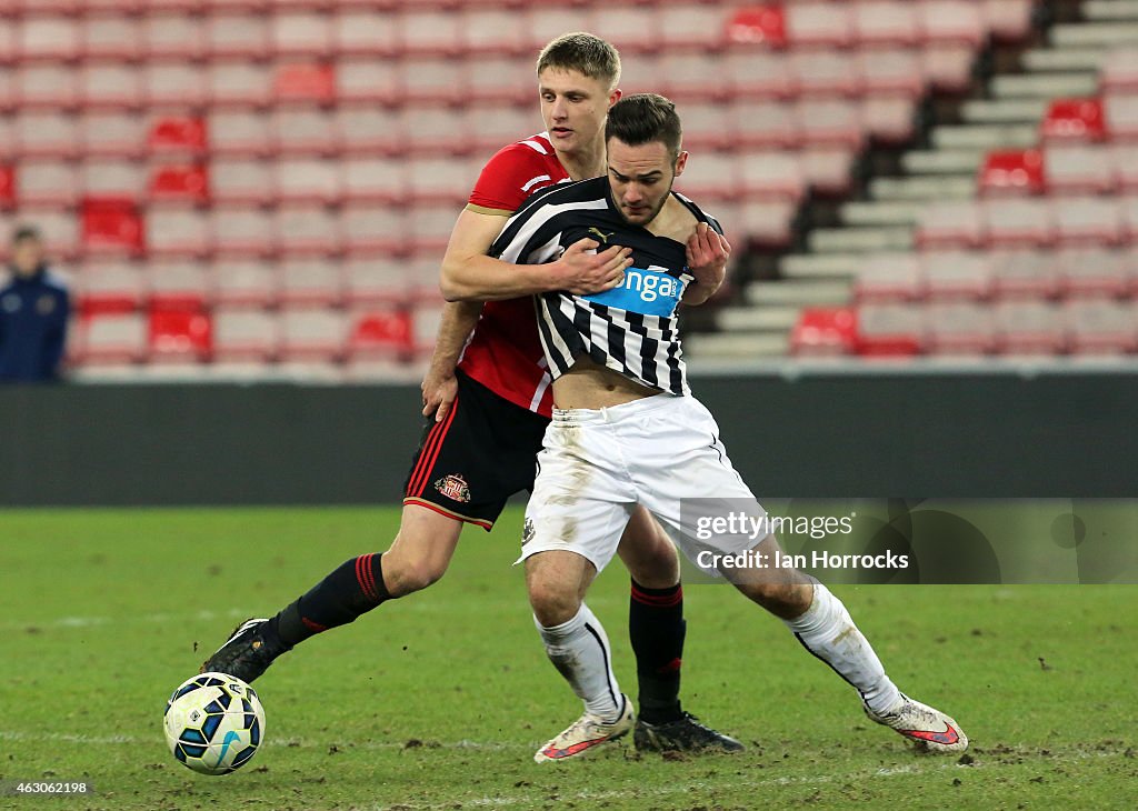 Sunderland AFC v Newcastle United- FA Youth Cup Fifth Round
