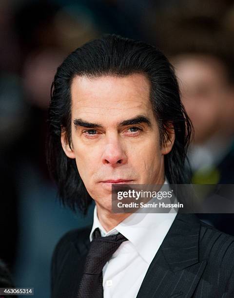 Nick Cave attends the EE British Academy Film Awards at The Royal Opera House on February 8, 2015 in London, England.