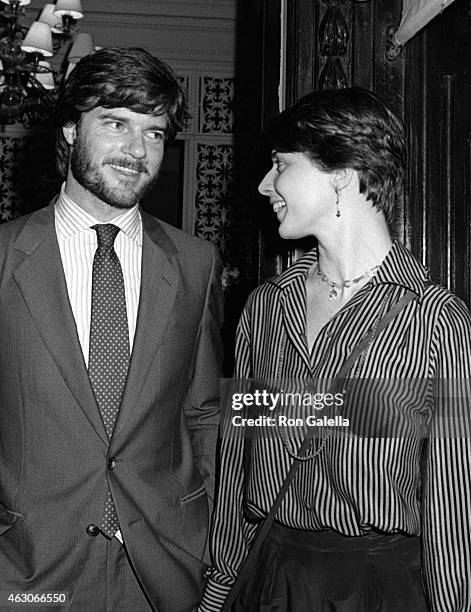 Roberto Rossellini and Isabella Rossellini attend the birthday party for Ingrid Rossellini on June 18, 1982 at Pia Lindstrom's home in New York City.