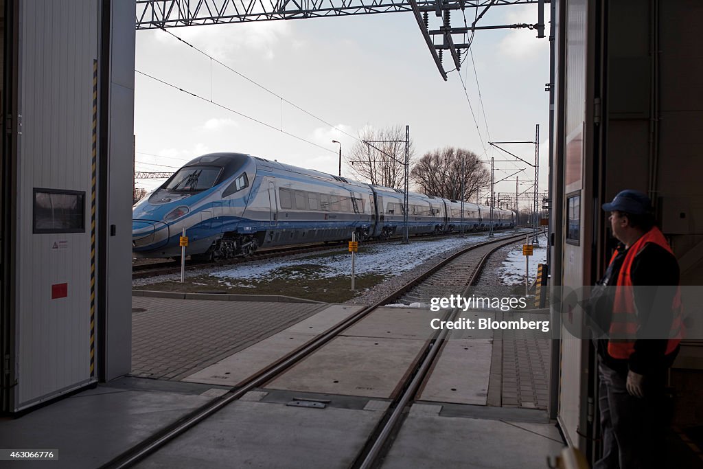 Alstom SA's Pendolino Train Maintenance Facility