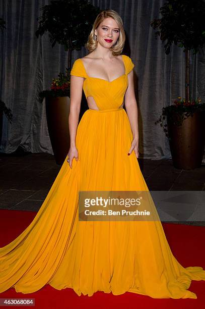 Lea Seydoux attends the after party for the EE British Academy Film Awards at The Grosvenor House Hotel on February 8, 2015 in London, England.