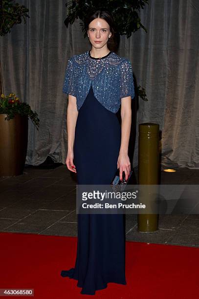Stacy Martin attends the after party for the EE British Academy Film Awards at The Grosvenor House Hotel on February 8, 2015 in London, England.
