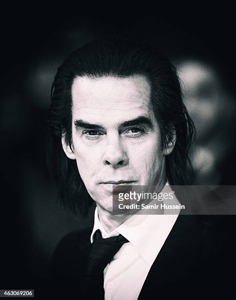 Nick Cave attends the EE British Academy Film Awards at The Royal Opera House on February 8, 2015 in London, England.