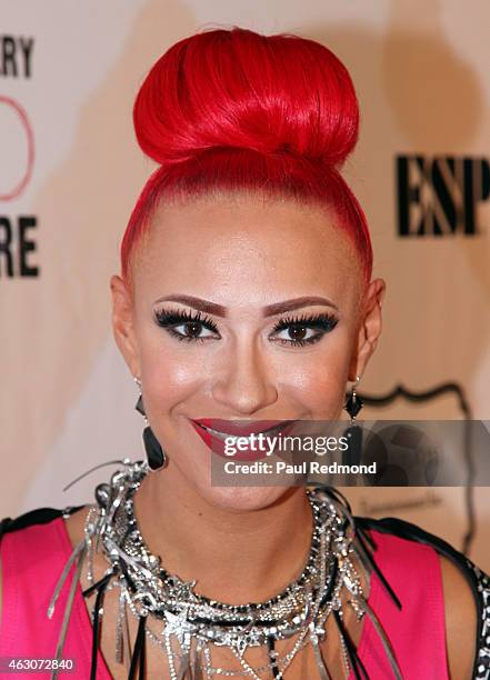 Singer Kaya Jones attends the Sunset Marquis Hotel and Rock Against Trafficking GRAMMY After Party at Exchange LA on February 8, 2015 in Los Angeles,...