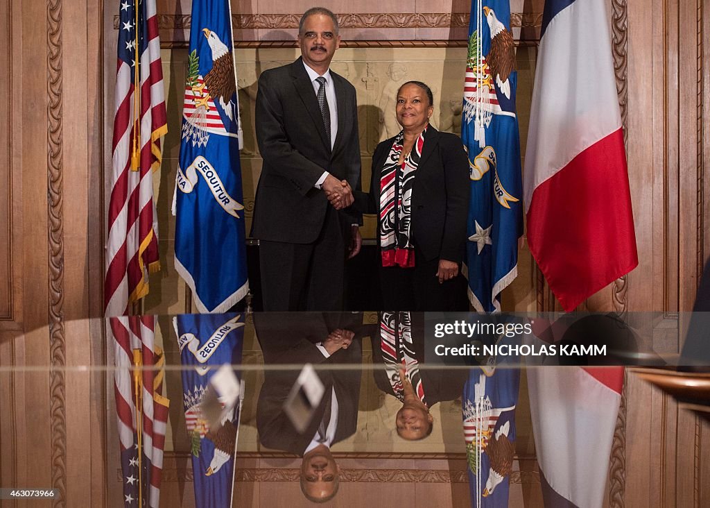 US-FRANCE-JUSTICE-HOLDER-TAUBIRA