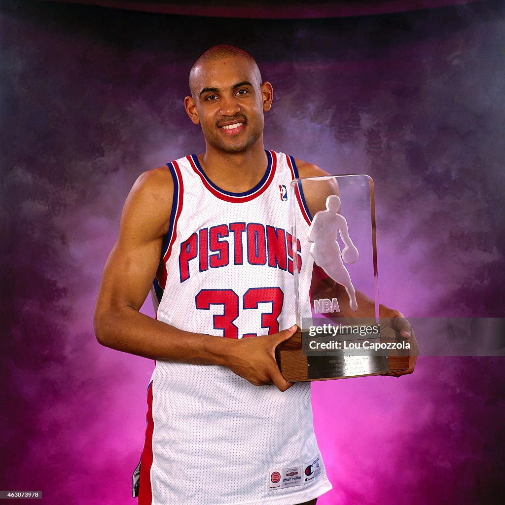 Grant Hill wins 1995 Rookie of the Year Award