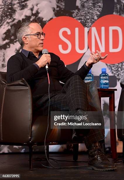 Director of the Sundance Film Festival John Cooper speaks onstage during the Day One Press Conference at the Egyptian Theatre during the 2014...